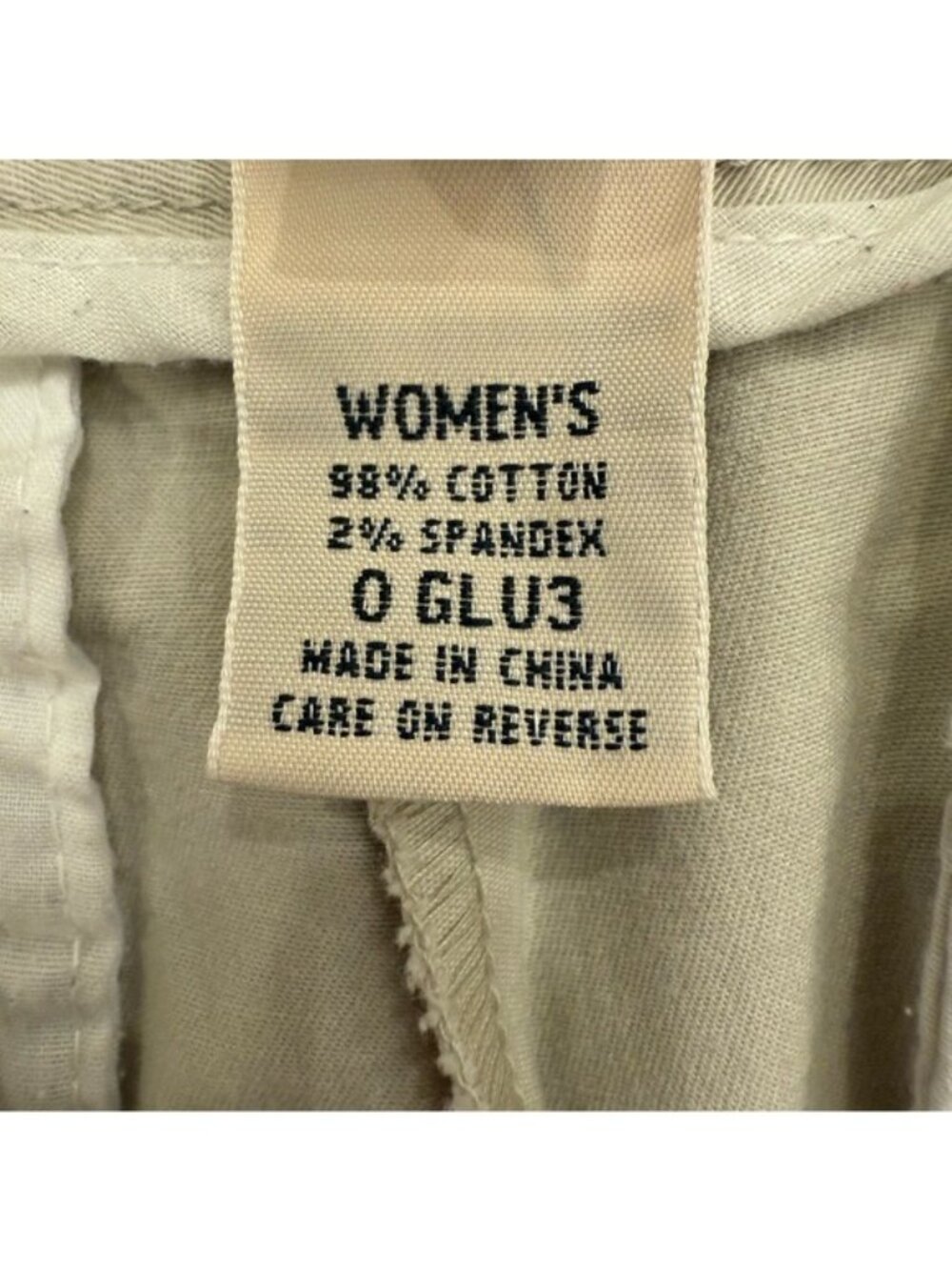 L.L. Bean Women’s Classic Chino Shorts Size 10 Beige Style 0GLU3 Mid Rise Khaki - Picture 7 of 12